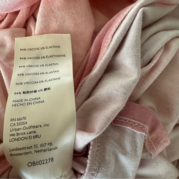 FREE PEOPLE Dress Women Small Alyssa Wrap Maxi Boho Tie Dye Ring Detail‎ Casual - Picture 12 of 12